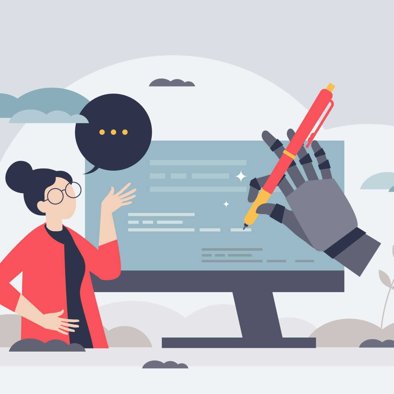 Writing and editing with artificial intelligence