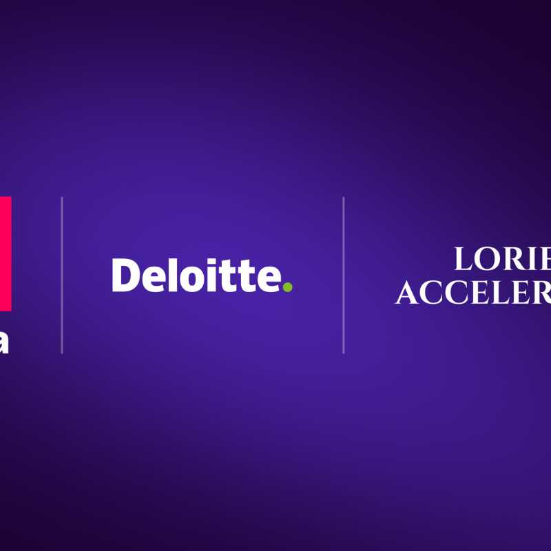 Lorien Accelerator, Deloitte, and Xsolla logos