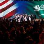 People attend the Saudi-U.S. Investment Forum, in Riyadh, Saudi Arabia, May 13, 2025.