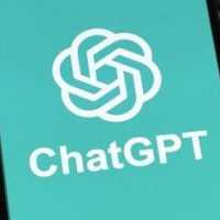 ChatGPT logo on a smartphone screen